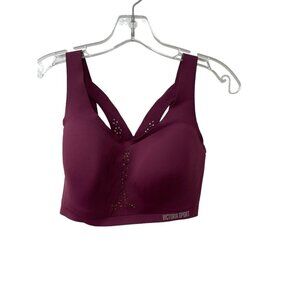 Victoria's Secret Angel Max Wireless Sports Bra Burgundy Wine color Size 32DDD